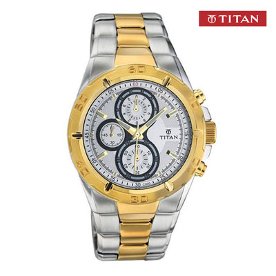 "Titan Gents Watch - 9308BM01 - Click here to View more details about this Product
